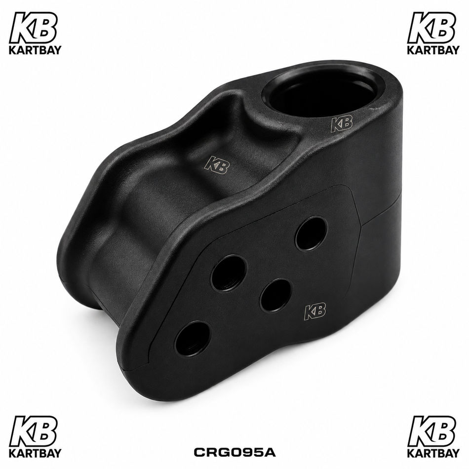 Steering Shaft Bush - 20mm - 4 Hole - Black
