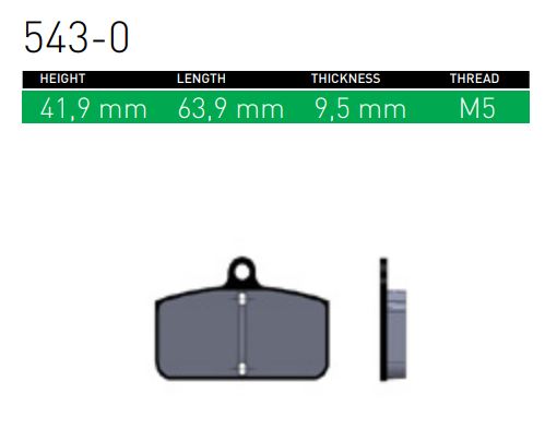 PRODEZINE - SINTER BRAKE PAD SET - SODI