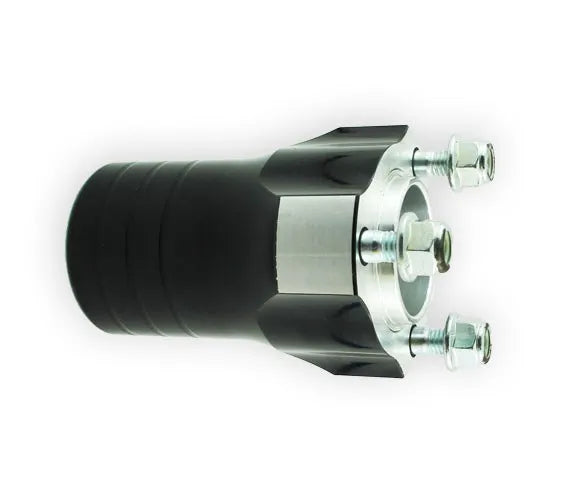 FRONT HUB 90X25 BLACK WET OFFSET (Aluminium)