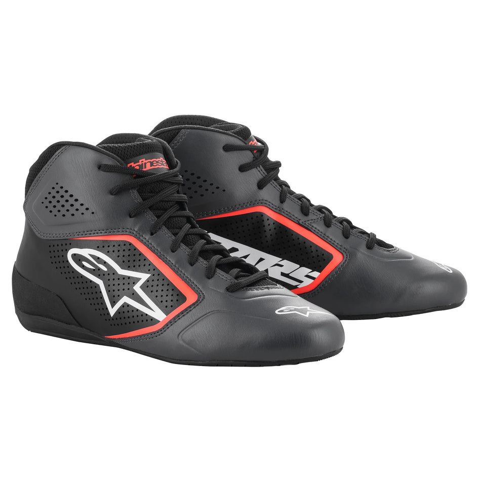 ALPINESTARS TECH-1 K START V2 SHOE 9140 ASPHALT/BLACK/ORANGE