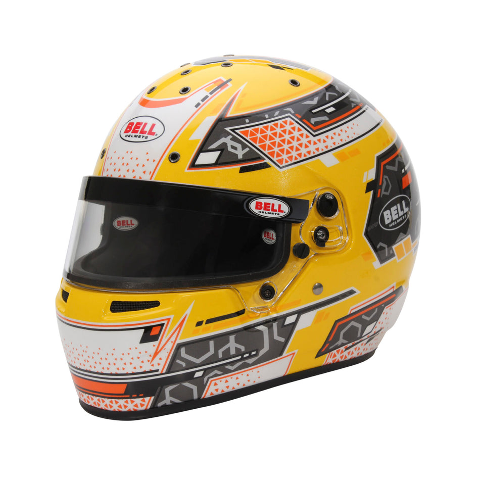 Bell RS7-K STAMINA ANTHRACITE YELLOW - KARTING