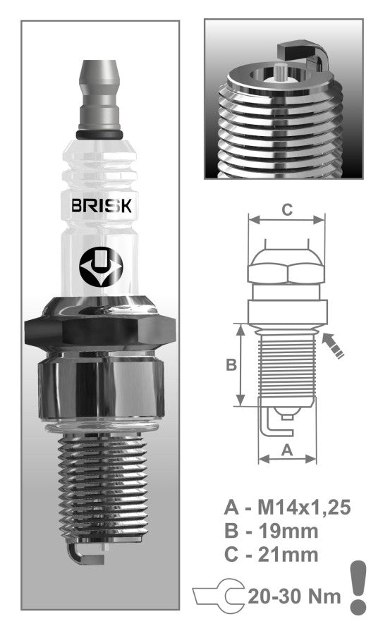 Brisk Racing Plug - L11SL