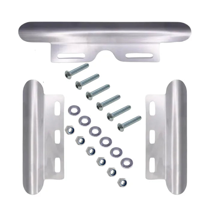 3PC SKID PLATE KIT STAINLESS