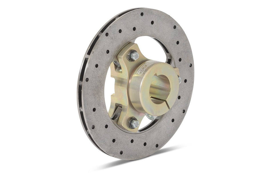 OTK VENTILATED BRAKE DISK & CARRIER 160X10MM KIT (EV/CADET)