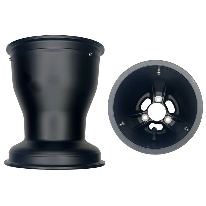 GT BLACK 190X6 REAR DIRT KART WHEEL - MAGNESIUM