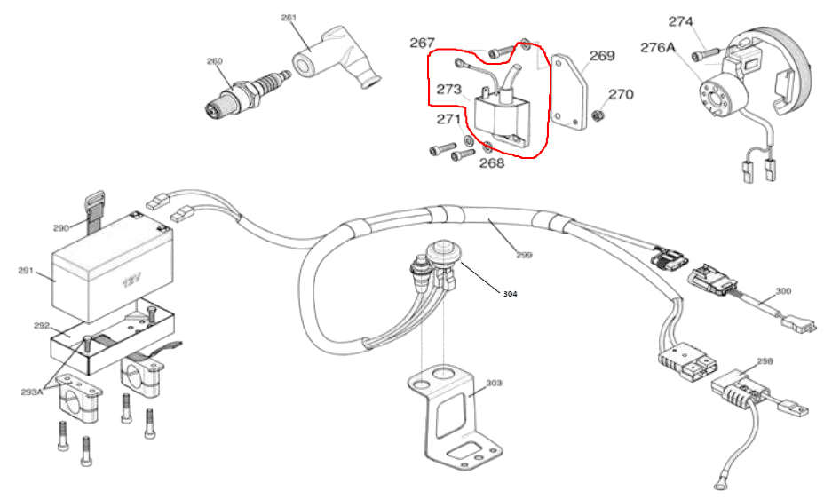 IAME KA100 COIL - SELECTRA - (273)