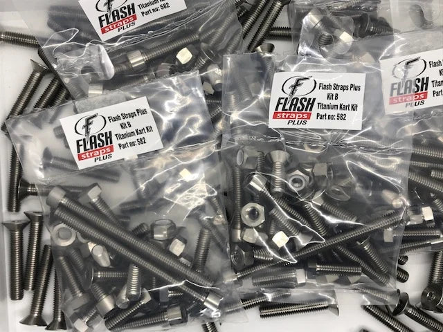 Titanium Kart Bolt Upgrade Kit - OTK Rear Kit