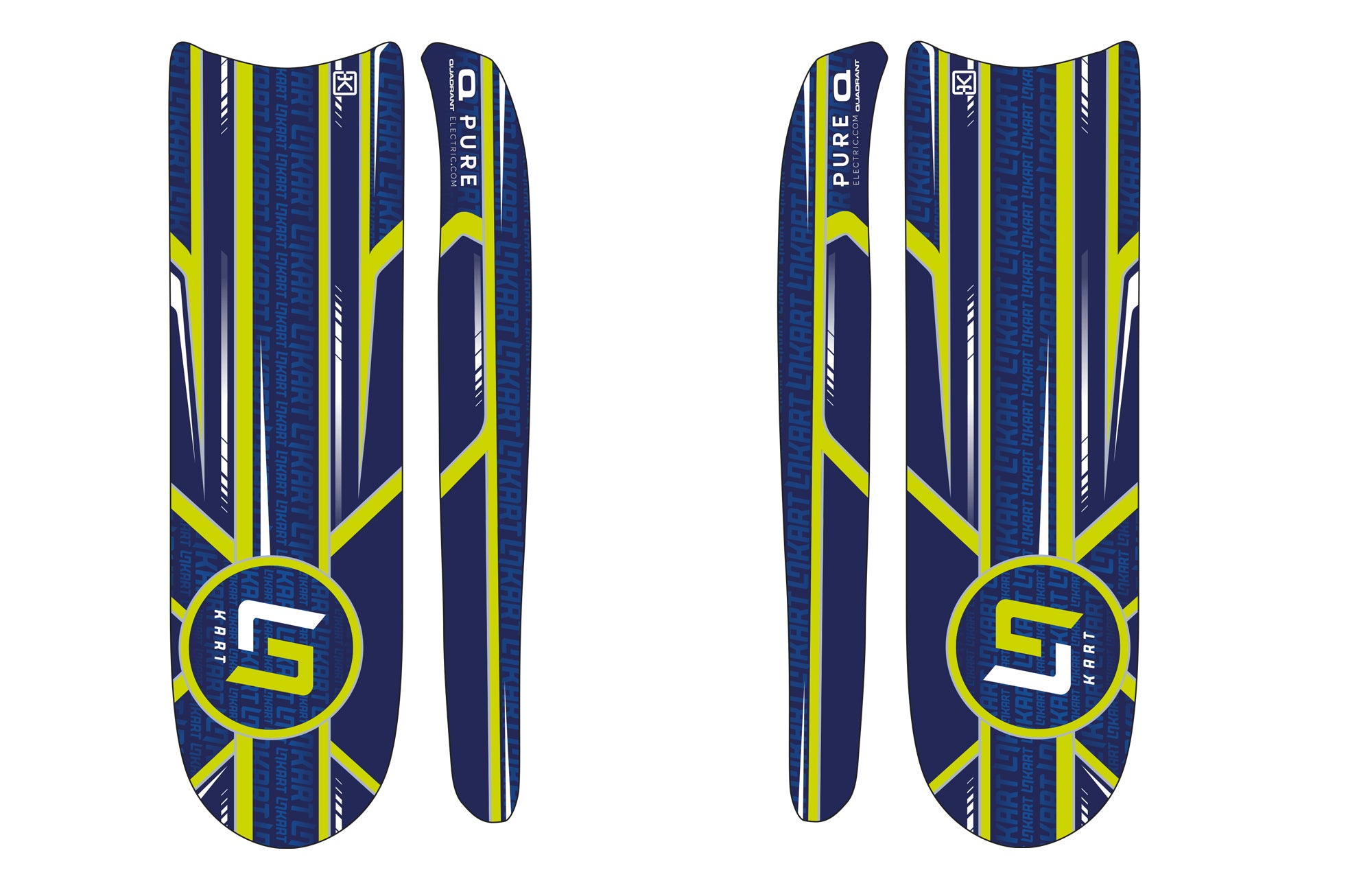 LN Kart 2025 M10 Side Pod Decal Set – Kartbay