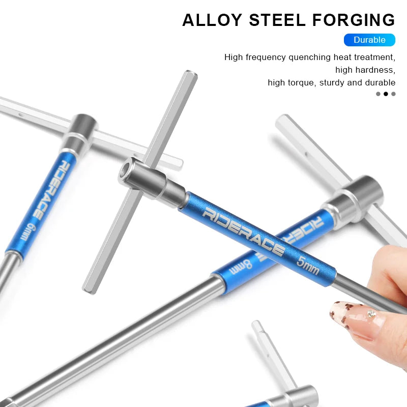 Allen Hex Key T Handle 2/2.5/3/4/5/6/8/10mm SET