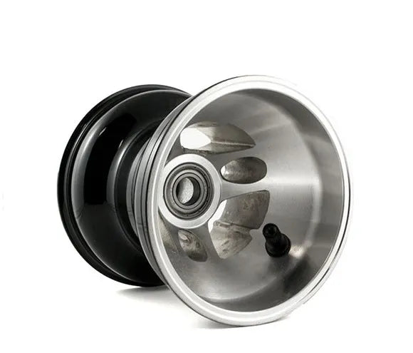 GT FRONT WHEEL 125 x 5 SPINDLE SPOKED - Aluminium
