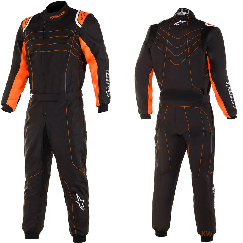 ALPINESTARS KMX9 V3 Kart Suit – Black/Red Fluro