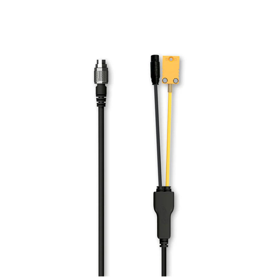 MyChron 2T Extension Cable 1TC 1TR | 1 x Yellow Square & 1 x Round Black Connector