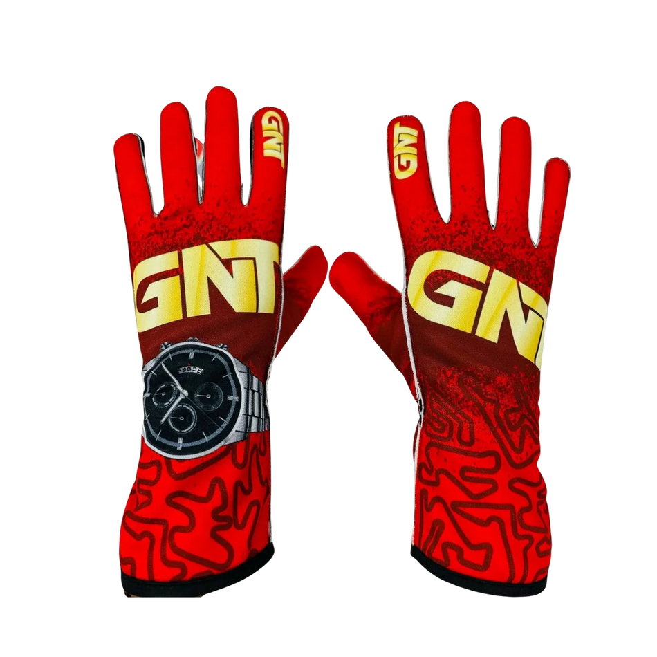 GNT PHASE 3 GLOVES - FLURO RED