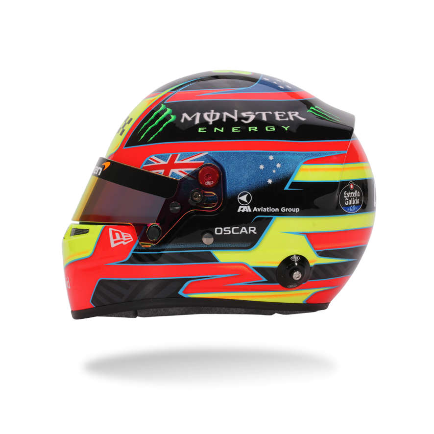 Oscar Piastri 2025 McLaren BELL MINI Helmet