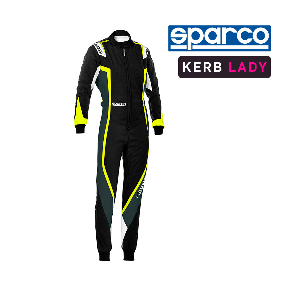 Sparco Kart Suit - KERB ADVANCED LADY (Black/Yellow)